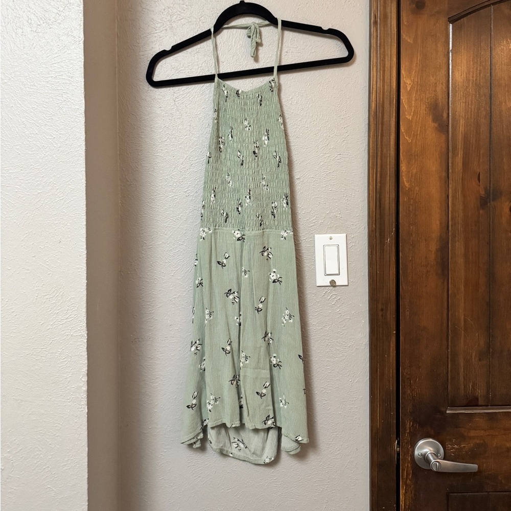 Mimi Chica Mint Floral High Low Dress